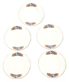 LOT OF 5: MATCHING THIRD REICH PLATES.