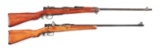 (C) LOT OF 2: SPORTERIZED TOKYO JUKI KOGYO AND KOKURA TYPE 99 RIFLES WITH INTACT MUMS.