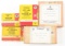 LOT OF 5: BOXES OF KYNOCH AMMUNITION AND PROJECTILES.