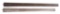 LOT OF 2: SIDE BY SIDE SHOTGUN BARRELS.