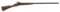 (A) CONVERTED TABATIERE BREECH LOADING ZULU SHOTGUN.
