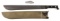 LOT OF 2: 1969 US CAMILLUS POCKET KNIFE AND US ONTARIO MANCHETTE.