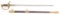 CIVIL WAR CONFEDERATE REENACTOR DUFILHO FOOT OFFICER'S SWORD.