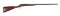 (C) A GREENER HAMMER FIRED SXS SHOTGUN.