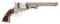 (A) BREVETE COLT 1851 NAVY PERCUSSION REVOLVER.