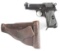 (C) BERETTA MODEL 1935 SEMI-AUTOMATIC PISTOL WITH HOLSTER.
