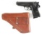 (C) CZ MODEL 50 SEMI-AUTOMATIC PISTOL WITH BOX & HOLSTER.