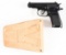 (C) CZ MODEL 82 SEMI-AUTOMATIC PISTOL WITH HOSLTER.