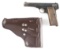 (C) FN MODEL 1922 SEMI-AUTOMATIC PISTOL WITH HOLSTER.