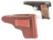 (C) FN MODEL 1910 SEMI-AUTOMATIC PISTOL WITH HOLSTER.