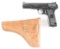 (C) YUGOSLAVIAN ZASTAVA MODEL 57 SEMI-AUTOMATIC PISTOL WITH HOLSTER.