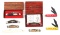 LOT OF 8 FOLDING KNIVES.