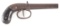 (A) UNMARKED PERCUSSION MUFF PISTOL.