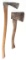 LOT OF 2: VINTAGE AXES, CIRCA 19TH CENTURY.