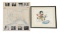 LOT OF 2: US WWII BOB HOPE TROUPE AND JERRY COLONNA PHOTOS, MAP, AND PRINT.