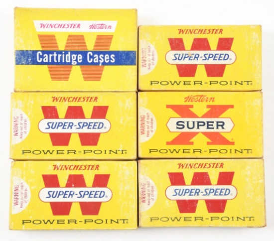 LOT OF 6: BOXES OF .284 WINCHESTER AMMUNITION.