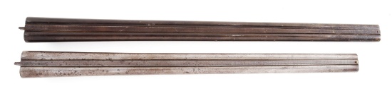 LOT OF 2: SIDE BY SIDE SHOTGUN BARRELS.
