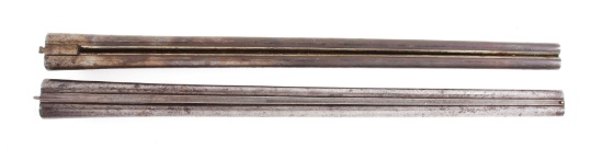 LOT OF 2: SIDE BY SIDE SHOTGUN BARRELS.