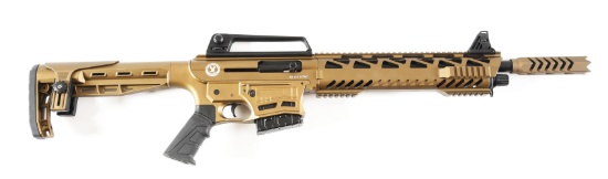 (M) SILVER EAGLE SE122B TAC SEMI-AUTOMATIC SHOTGUN WITH CASE.