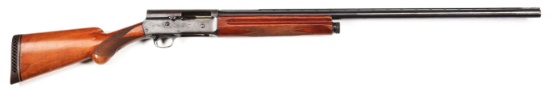 (C) BELGIAN MADE BROWNING A5 MAGNUM SEMI-AUTOMATIC SHOTGUN.