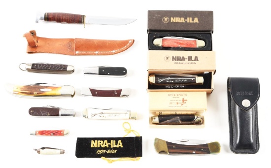 LOT OF 11: SPECIALTY KNIVES.