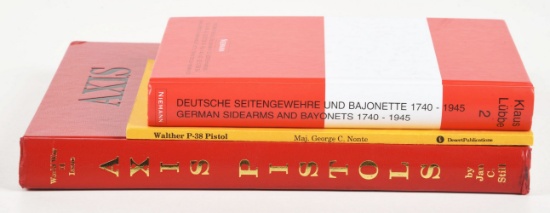 LOT OF 3: GERMAN MILITARIA REFERENCE BOOKS.