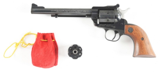 (M) RUGER SINGLE SIX WITH MAGNUM CYLINDER SINGLE ACTION REVOLVER