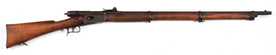 (A) SWISS VETTERLI MODEL 1871 BOLT ACTION RIFLE.