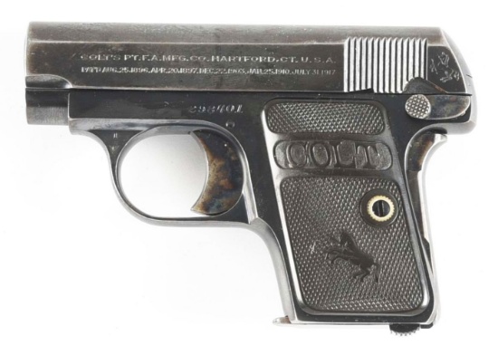 (C) COLT MODEL 1908 VEST POCKET SEMI-AUTOMATIC PISTOL (1921).