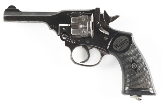 (C) ISRAELI ISSUED WEBLEY & SCOTT MARK IV DOUBLE ACTION REVOLVER.