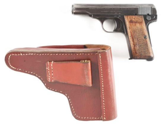 (C) FN MODEL 1910 SEMI-AUTOMATIC PISTOL WITH HOLSTER.