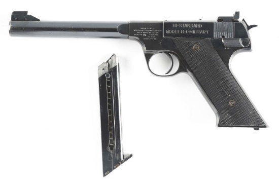 (C) HI-STANDARD MODEL H-D MILITARY SEMI-AUTOMATIC PISTOL.