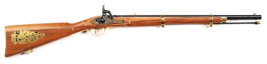 (A) US HISTORICAL SOCIETY COOK AND BROTHER CIVIL WAR COMMEMORATIVE REPRODUCTION PERCUSSION RIFLE