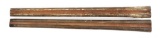 LOT OF 2: UNFINISHED PARKER SIDE BY SIDE BARRELS.