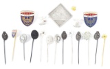 LOT OF 19: THIRD REICH STICK PINS