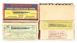LOT OF 4: VINTAGE WINCHESTER AMMUNITION BOXES