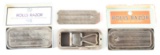 LOT OF 3: VINTAGE ROLLS RAZORS.