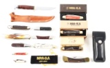 LOT OF 11: SPECIALTY KNIVES.