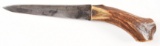 STAG HANDLED KNIFE.