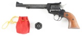 (M) RUGER SINGLE SIX WITH MAGNUM CYLINDER SINGLE ACTION REVOLVER