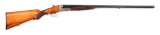 (C) AMES SIDE BY SIDE SHOTGUN.