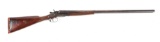 (C) A GREENER HAMMER FIRED SXS SHOTGUN.