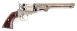 (A) BREVETE COLT 1851 NAVY PERCUSSION REVOLVER.