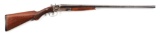(C) J. STEVENS MODEL 235 HAMMER SIDE BY SIDE SHOTGUN.