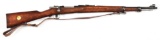 (C) HUSQVARNA SWEDISH M38 MAUSER BOLT ACTION RIFLE.