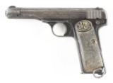 (C) YUGOSLAVIAN CONTRACT FN MODEL 1922 STATE GOVERNMANT MARKED SEMI-AUTOMATIC PISTOL.