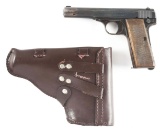 (C) FN MODEL 1922 SEMI-AUTOMATIC PISTOL WITH HOLSTER.