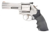 (M) SMITH & WESSON MODEL 686-5 REVOLVER WITH MATCHING FACTORY CASE.