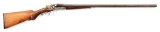 (A) NEW YORK MACHINE SIDE BY SIDE HAMMER SHOTGUN