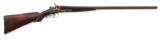 (A) WILLIAM MOORE SIDE BY SIDE HAMMER SHOTGUN